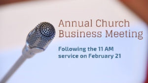 Annual Church Business Meeting @ NorthPointe Church