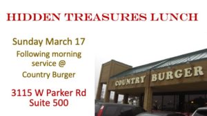 Hidden Treasures Lunch @ Bob Woodruff Park